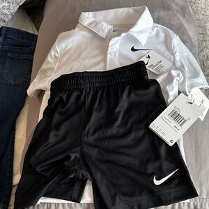 Nike Shorts and Polo Shirt set